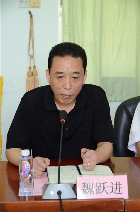 魏跃进副院长欢迎市领导一行