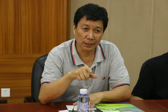 院长助理刘教林发言