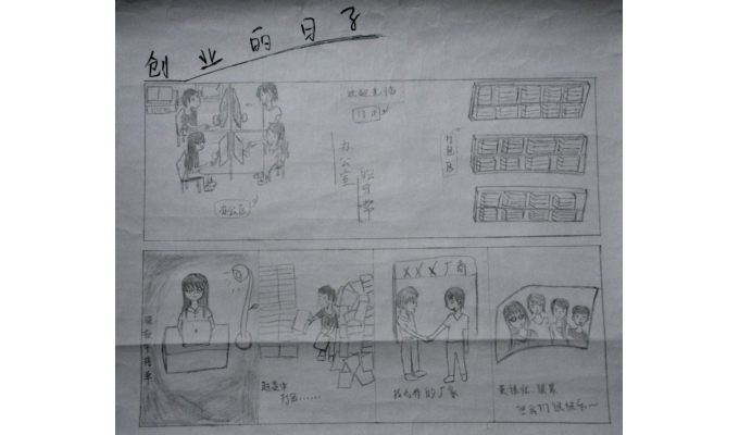 作品一：《创业的日子》 作者：徐国英
