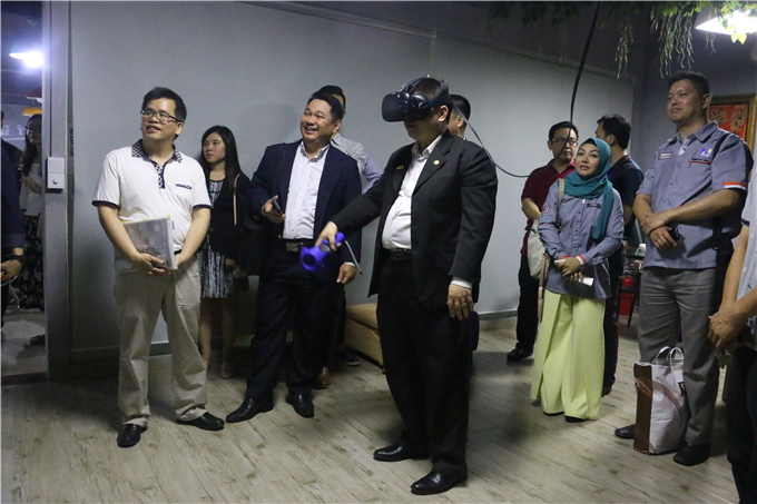 参观VR建模中心