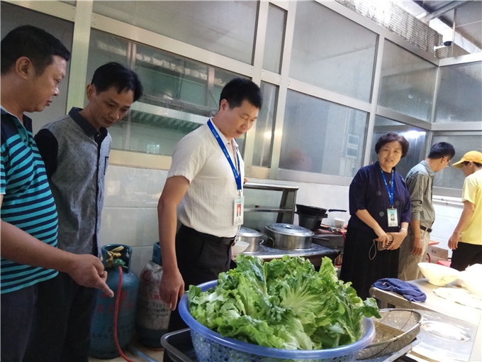 检查食堂
