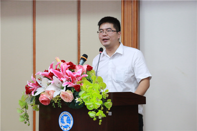 揭阳联通普宁分公司副总经理刘涌蓄致辞