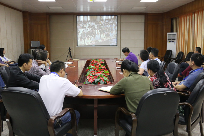 我院收看全省教育系统学习贯彻习近平总书记视察广东省重要讲话精神视频会议