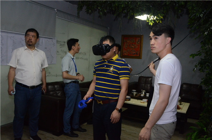 参观VR建模中心