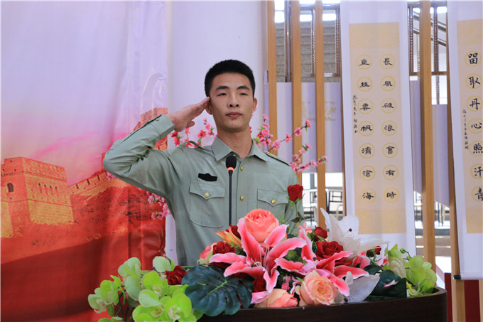 优秀学员代表方庆成发言