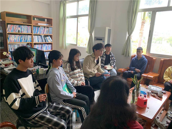 学习部学生干部会议现场