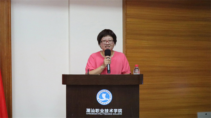 潮汕学院创业学院执行院长陈璧玲